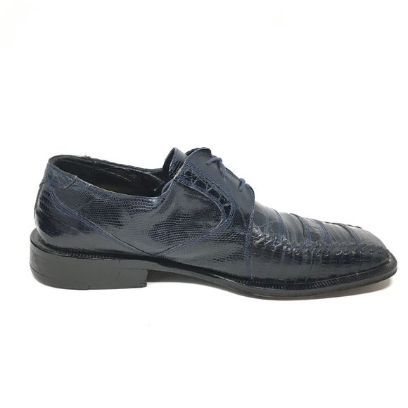 David Eden Oxfords Shoes Size 9 Blue Crocodile Liz main image 8
